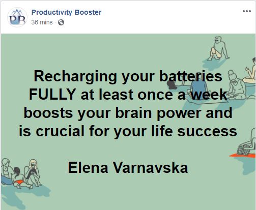 productivity booster recharge fully